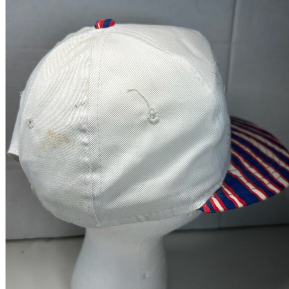 VTG 1992 Buffalo Bills Super Bowl autograph Bruce Smith Jeff Wright hat DAMAGED - Picture 11 of 16